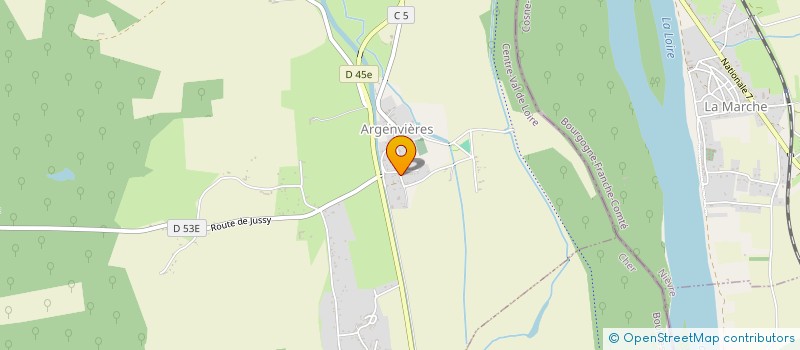 localisation de l'entreprise EARL MAHE - FLORAFAN à ARGENVIERES