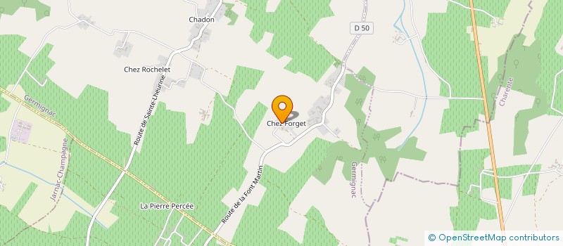 localisation de l'entreprise EARL MAINET à GERMIGNAC