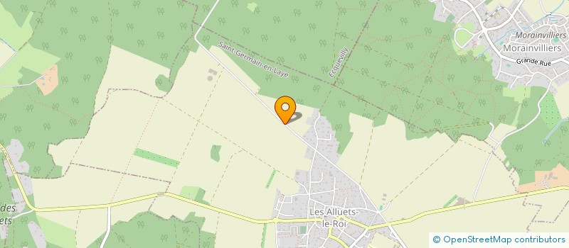 localisation de l'entreprise EARL MAISON GAILLARD  LES ALLUETS-LE-ROI