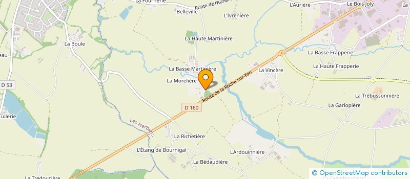 localisation de l'entreprise EARL MAISON ROYER  LES HERBIERS
