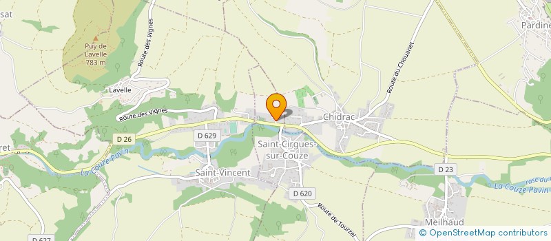 localisation de l'entreprise EARL MAISONNEUVE à CHASSAGNE