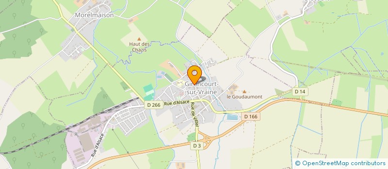 localisation de l'entreprise EARL MAITRE D HOTEL à GIRONCOURT-SUR-VRAINE