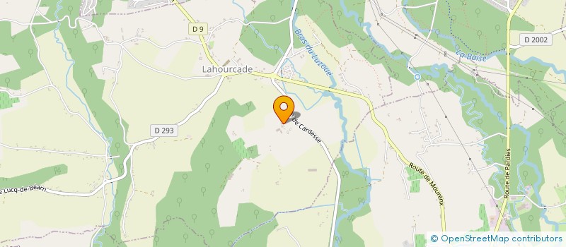 localisation de l'entreprise EARL MALEGARIE  LAHOURCADE