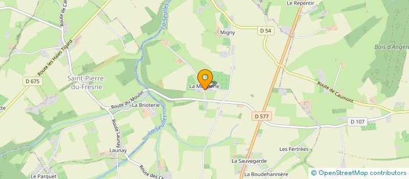 localisation de l'entreprise EARL MALHERBE  DIALAN SUR CHAINE