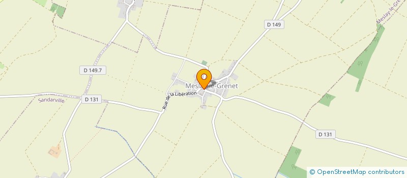 localisation de l'entreprise EARL MANCEAU DIDIER à MESLAY-LE-GRENET