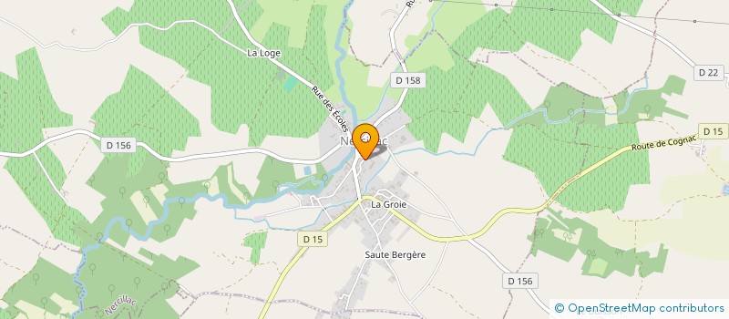localisation de l'entreprise EARL MANDON ROUGIER à NERCILLAC