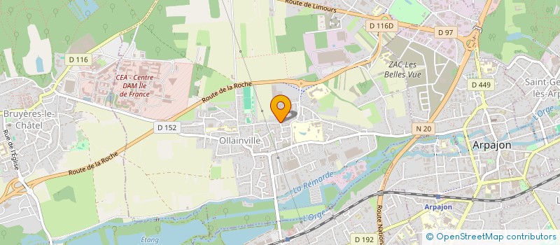 localisation de l'entreprise EARL MANGINI à OLLAINVILLE