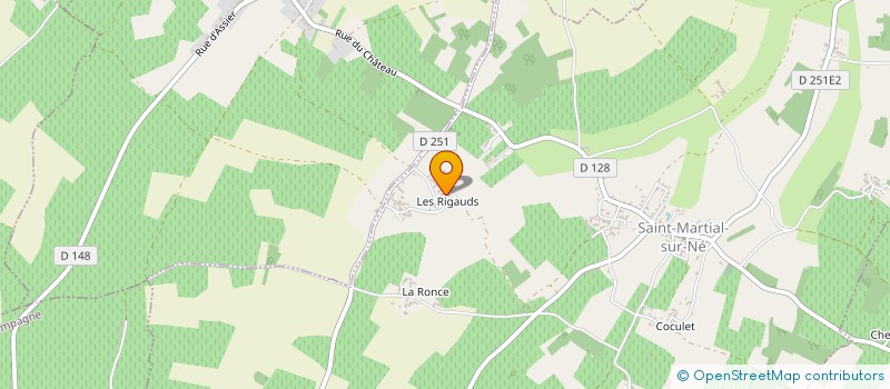 localisation de l'entreprise EARL MANICOT PERE ET FILS à SAINT-MARTIAL-SUR-NE