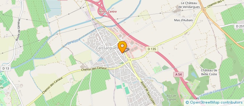 localisation de l'entreprise EARL MANTE  CAISSARGUES