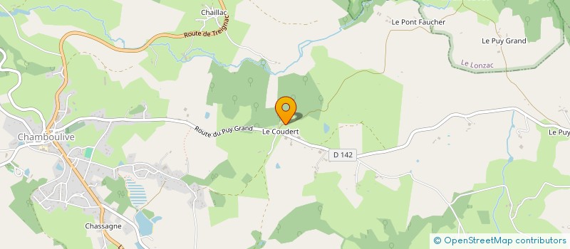 localisation de l'entreprise EARL  MARANDE  CHAMBOULIVE