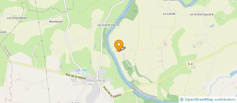 localisation de l'entreprise EARL MARAQUINIERE  VILLIERS-CHARLEMAGNE