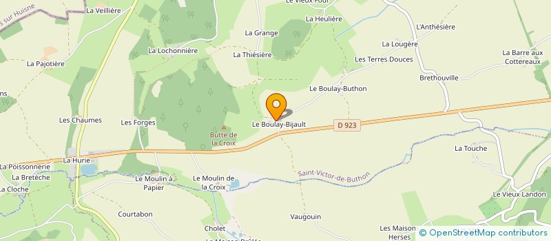 localisation de l'entreprise EARL MARC CHABOCHE à SAINT-VICTOR-DE-BUTHON