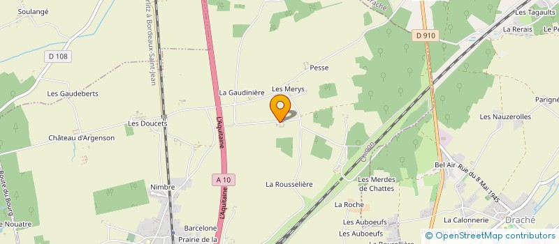 localisation de l'entreprise EARL MARCEL CREUZON  MAILLE