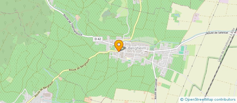 localisation de l'entreprise EARL MARCEL DEISS ET FILS  BERGHEIM