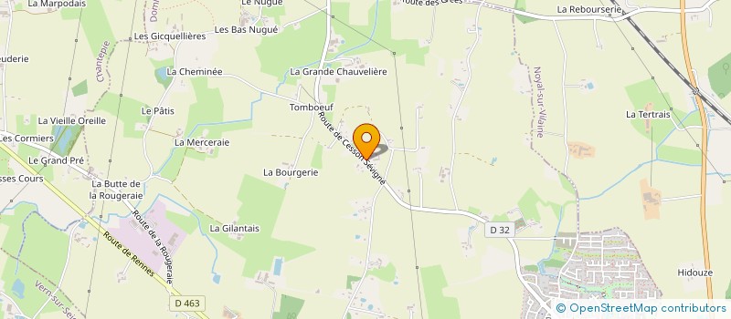 localisation de l'entreprise EARL MARCHAND  DOMLOUP