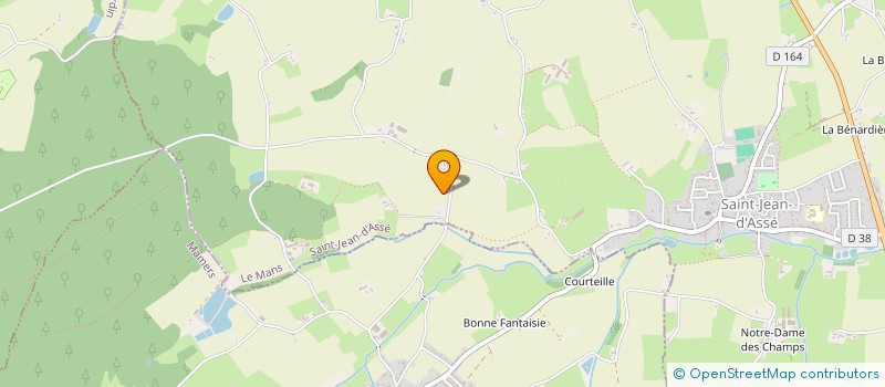 localisation de l'entreprise EARL MAREAU  MONTBIZOT