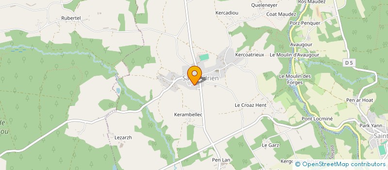 localisation de l'entreprise EARL MARGOT à SAINT-ADRIEN