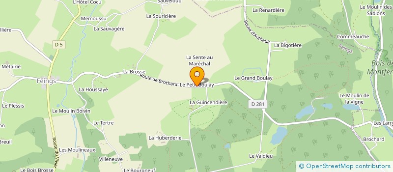 localisation de l'entreprise EARL MARGUERITE à FEINGS