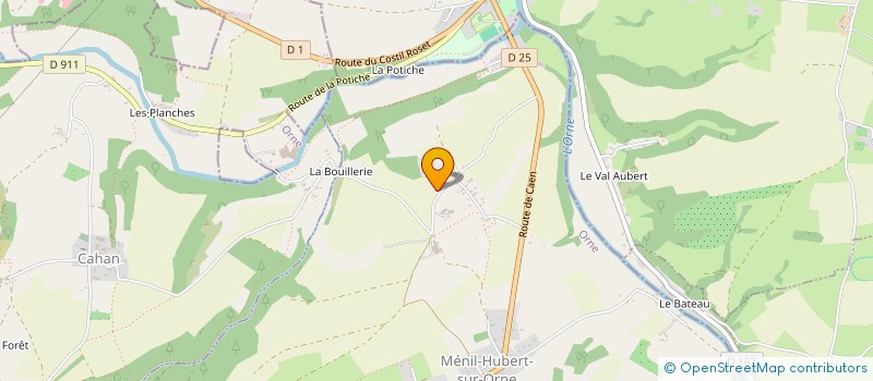 localisation de l'entreprise EARL MARIE à MENIL HUBERT SUR ORNE