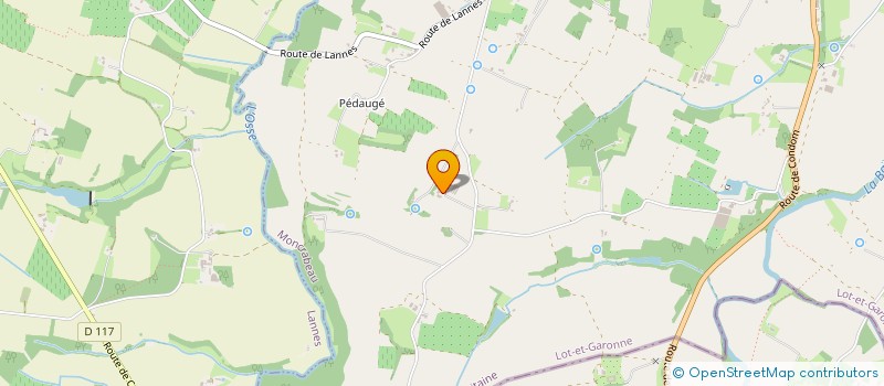 localisation de l'entreprise EARL MARIE ET JOEL BURAUD  NERAC