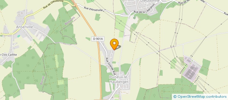 localisation de l'entreprise EARL MARIER  PUISEUX-LE-HAUBERGER