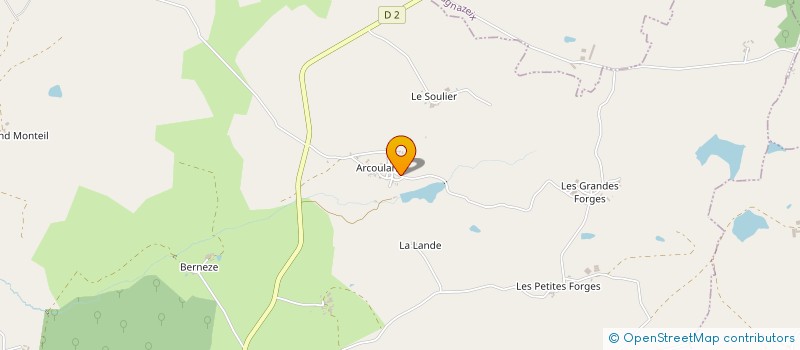 localisation de l'entreprise EARL MARJAULT à SAINT-LEGER-MAGNAZEIX