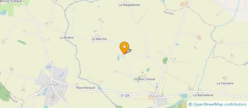 localisation de l'entreprise EARL MAROLAIT  PEUTON