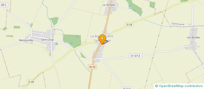 localisation de l'entreprise EARL MAROQUIN à LA BOURDINIERE-SAINT-LOUP