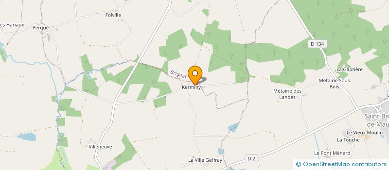 localisation de l'entreprise EARL MARTEIL à EVRIGUET