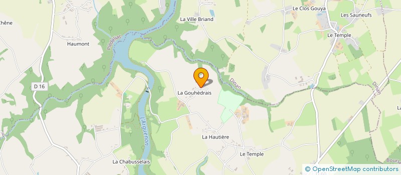 localisation de l'entreprise EARL MARTIAL GESBERT à JUGON-LES-LACS
