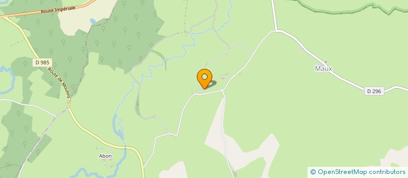 localisation de l'entreprise EARL MARTIN  MAUX