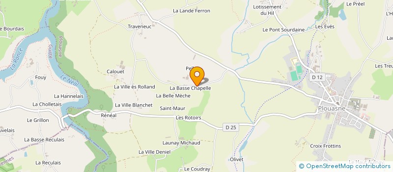 localisation de l'entreprise EARL MARTIN à PLOUASNE