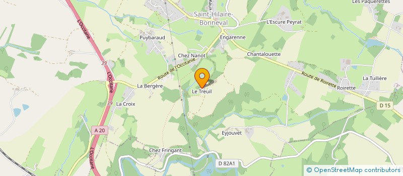 localisation de l'entreprise EARL MARTIN GILLES ET CECILE à SAINT JEAN LIGOURE