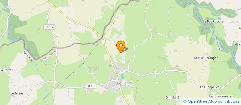 localisation de l'entreprise EARL MARTINE  LE FERRE