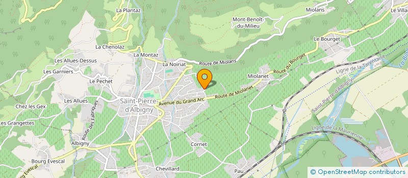 localisation de l'entreprise EARL MARTINS GOMES à SAINT-PIERRE-D'ALBIGNY