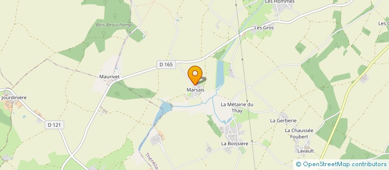 localisation de l'entreprise EARL MARTIVIER à THENEZAY