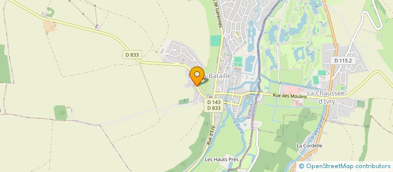 localisation de l'entreprise EARL MARY  IVRY-LA-BATAILLE