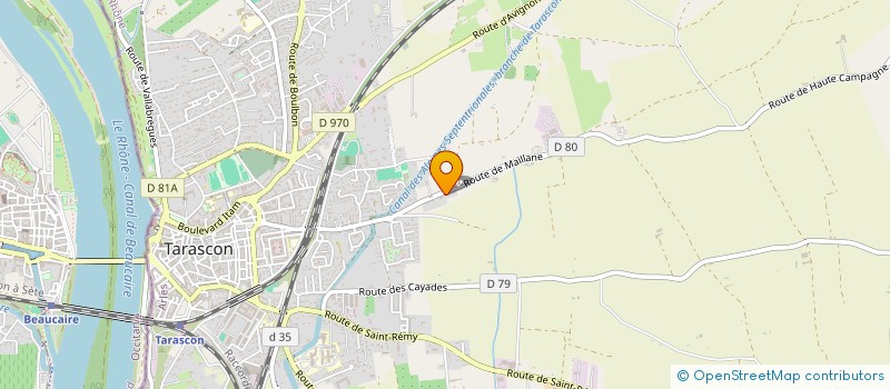 localisation de l'entreprise EARL MAS DE CARTIER à TARASCON