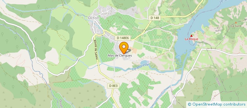 localisation de l'entreprise EARL MAS DE CLAPIES  CABRIERES