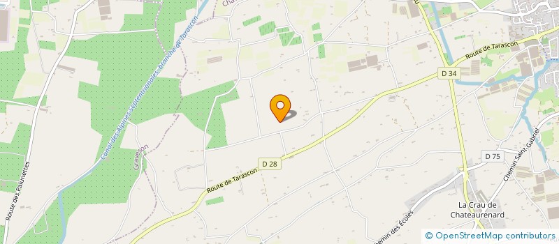 localisation de l'entreprise EARL MAS DE GUIBERT à CHATEAURENARD