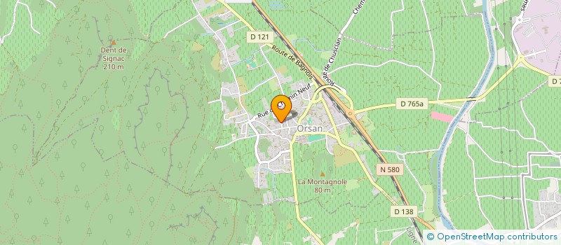 localisation de l'entreprise EARL MAS DE L'AUBE à SABRAN