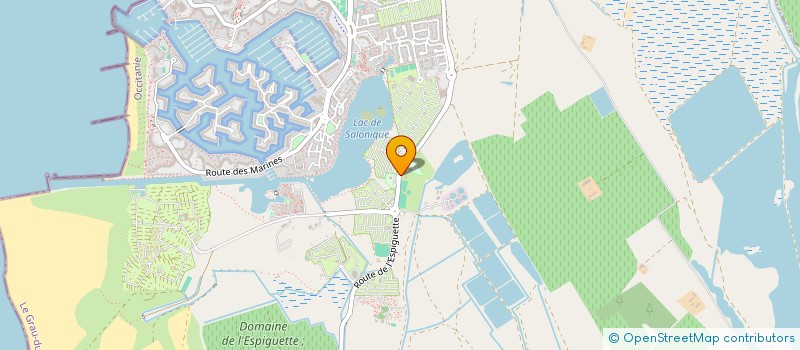 localisation de l'entreprise EARL MAS DE L'ESPIGUETTE  LE GRAU-DU-ROI