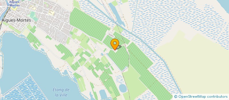 localisation de l'entreprise EARL MAS DES CYGNES  SAINT LAURENT D'AIGOUZE