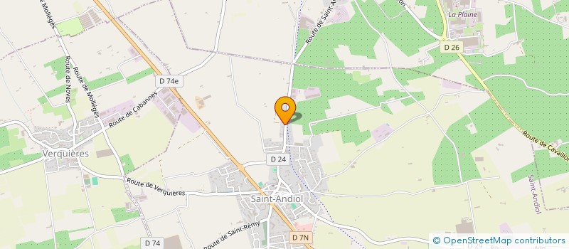 localisation de l'entreprise EARL MAS DES GARRIGUES à SAINT-ANDIOL