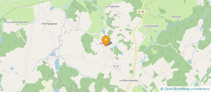 localisation de l'entreprise EARL MASCOMERE à CHATEAU-CHERVIX