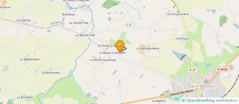 localisation de l'entreprise EARL MASSON à SAINT-MESMIN