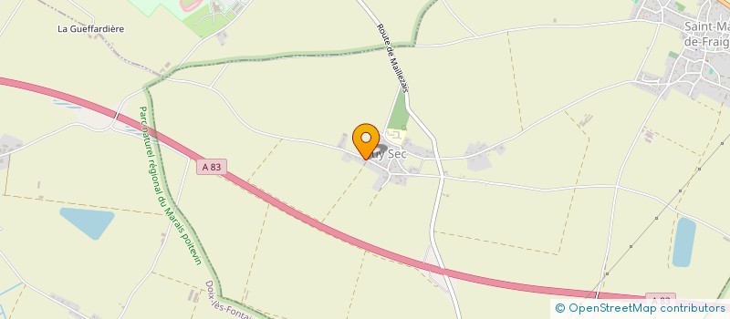 localisation de l'entreprise EARL MATHE DAMIEN  SAINT-MICHEL-LE-CLOUCQ