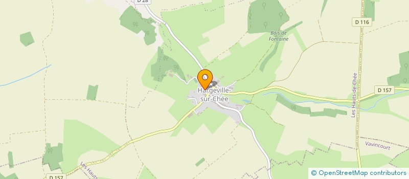 localisation de l'entreprise EARL MATHIEU à LES HAUTS DE CHEE