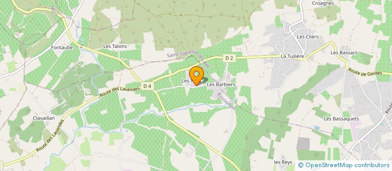 localisation de l'entreprise EARL MATHIEU  ROUSSILLON