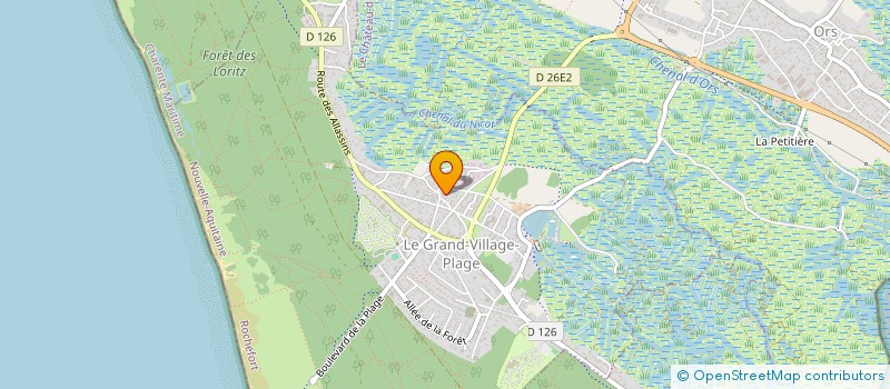 localisation de l'entreprise EARL MATHIS NAISSAIN  LE GRAND-VILLAGE-PLAGE